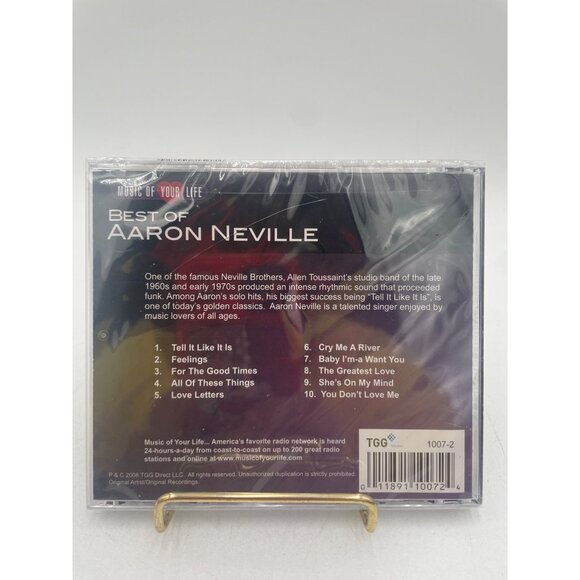 Best Of Aaron Neville CD  Cry Feel & Groove To His Hits  Music Of Your Life Coll - Picture 2 of 2